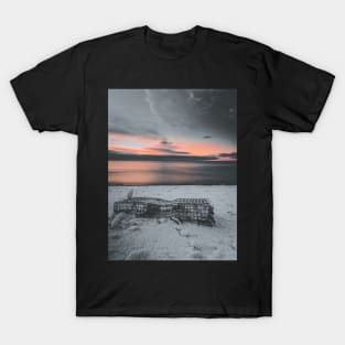 Ethereal Sunrise: Lobster Cage's Reverie V3 T-Shirt